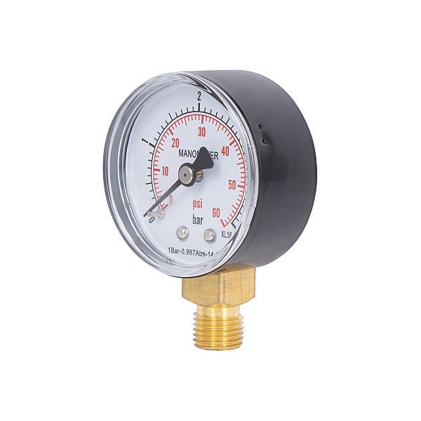 Манометр Thermo Alliance Standart 50 мм 1/4", нижнє підмикання SD1704B - Фото - 3