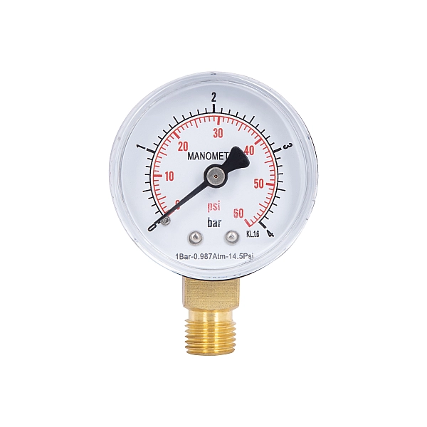 Манометр Thermo Alliance Standart 50 мм 1/4", нижнє підмикання SD1704B