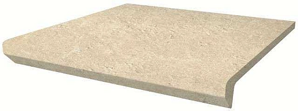 Сходинка з капіносом пряма Scandiano Beige 30x33 код 6812 Ceramika Paradyz