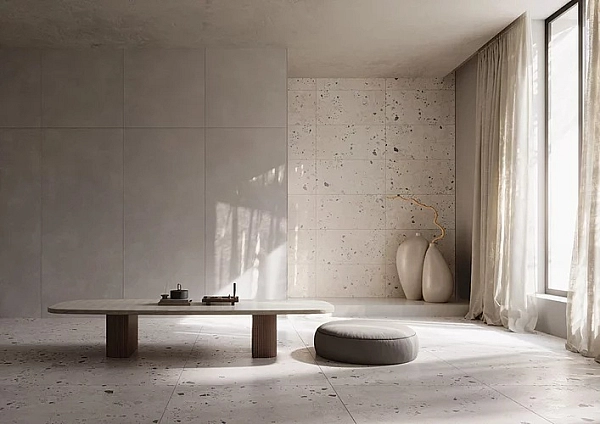 Плитка керамогранітна Architeq Rock Light Grey RECT MAT 1198x1198 Paradyz - Фото - 2