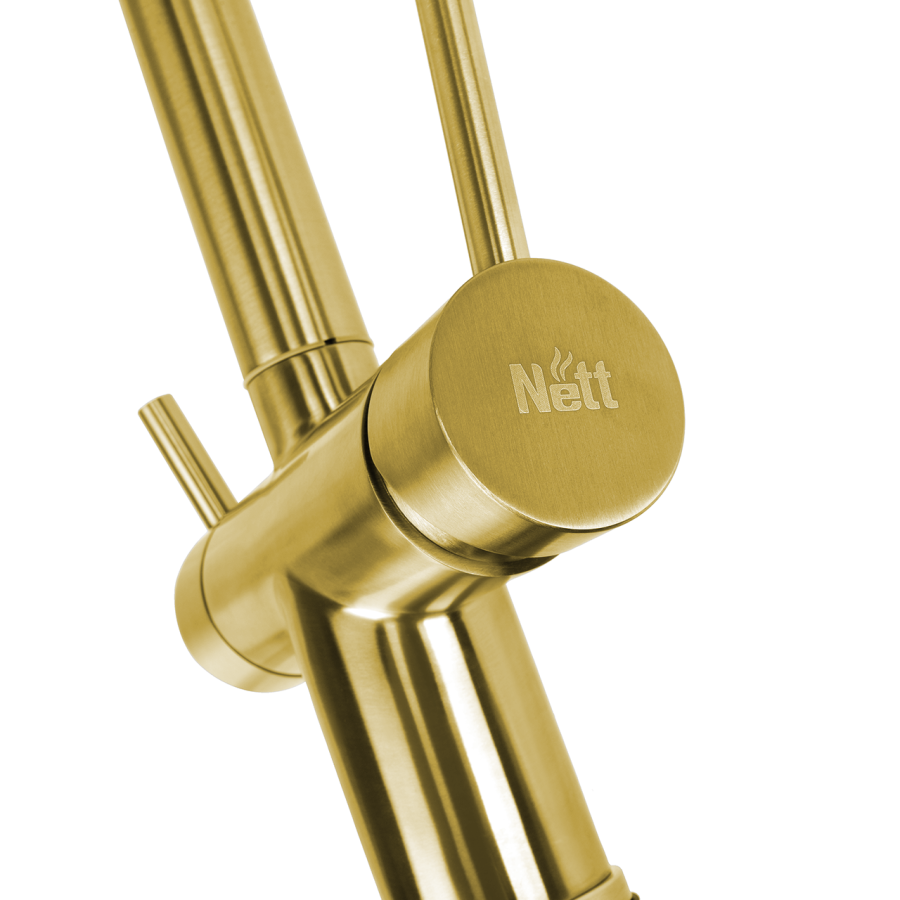 Комбінований змішувач на кухню золотий 4в1 Nett FWG-33 - Фото - 3