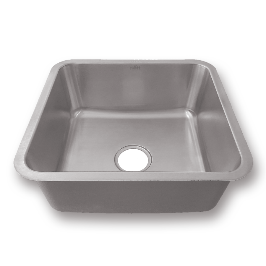 Мийка кухонна з нержавіючої сталі 45 см під стільницю Nett NS-4643 - Фото - 5