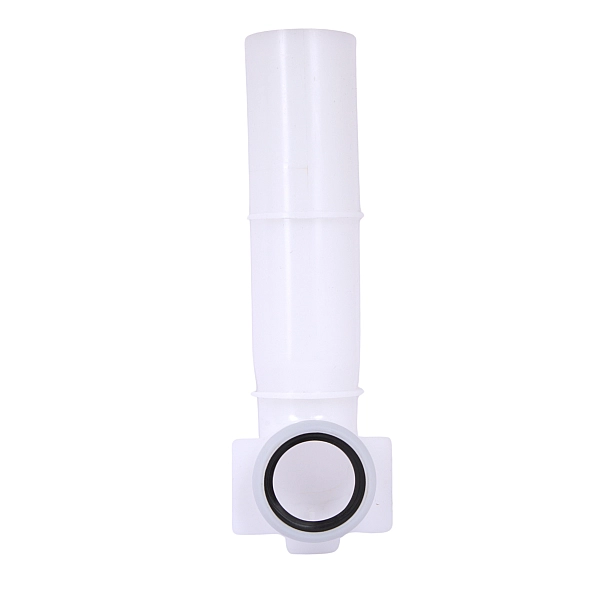 Угловая трубка смыва Qtap 82х74х262 мм White для инсталляции Standard QTSTD167W49807 - Фото - 2