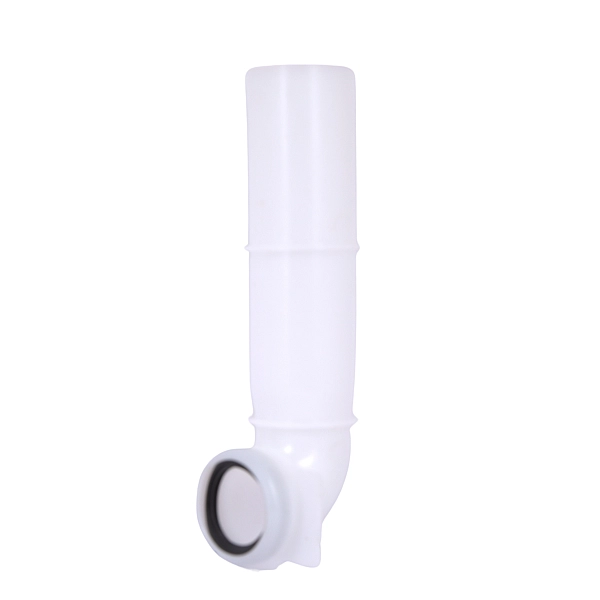 Угловая трубка смыва Qtap 82х74х262 мм White для инсталляции Standard QTSTD167W49807