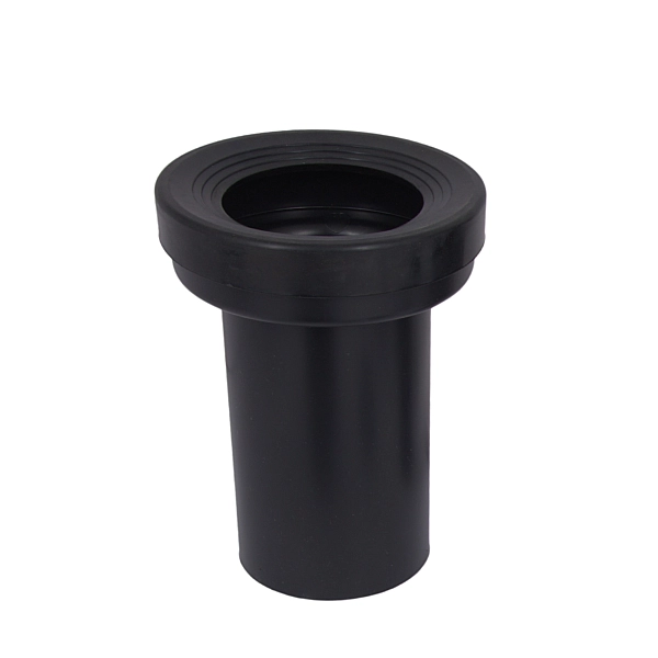 Патрубок Qtap зливний прямий DN90 140х140х186 мм для інсталяції Standard QTSTD167BL49808