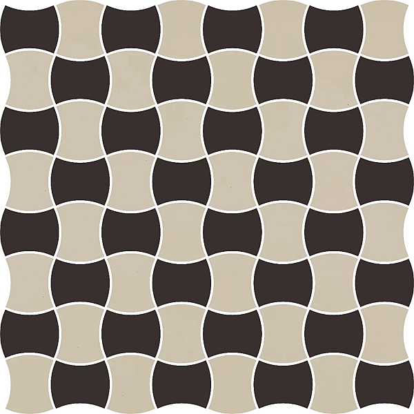 Мозаїка Modernizm Nero (3,6x4,4) Mix C 308,6x308,6 Paradyz