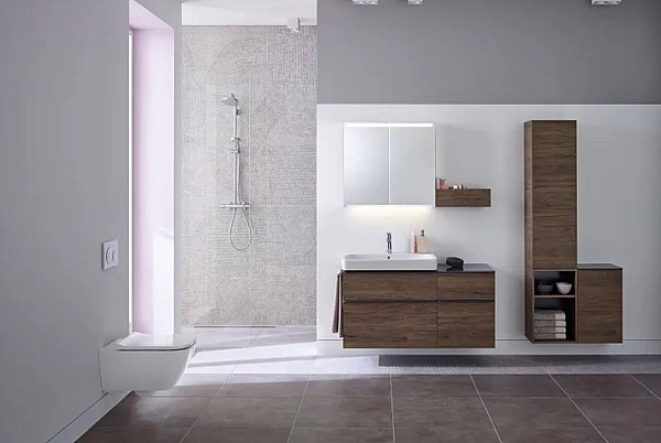 Умивальник 90 Smyle Square 500.250.01.1 Geberit - Фото - 2