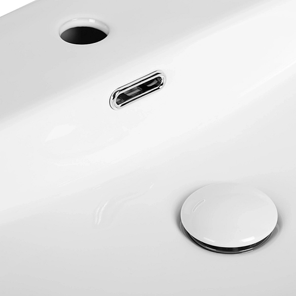 Раковина підвісна-накладна Mixxus Premium  QUADRO-0203 500x420x130mm (отвір під змішувач, перелив) (MP6718) - Фото - 4