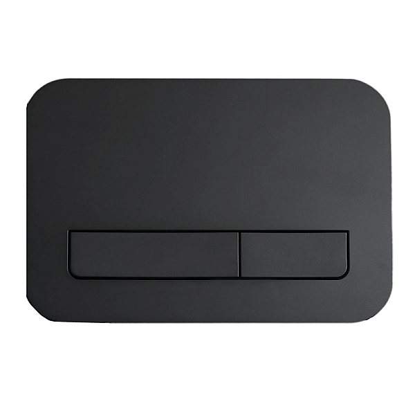 Панель змиву Koer KT-0609-05 240x160x7mm пластикова, кнопка лінійна (колір чорний матовий) (KR6131) - Фото - 3