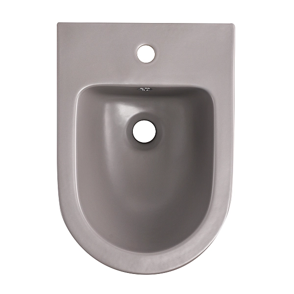 Біде підвісне Qtap Robin 515x370x350 мм, Stone grey QT13551381GSG - Фото - 7