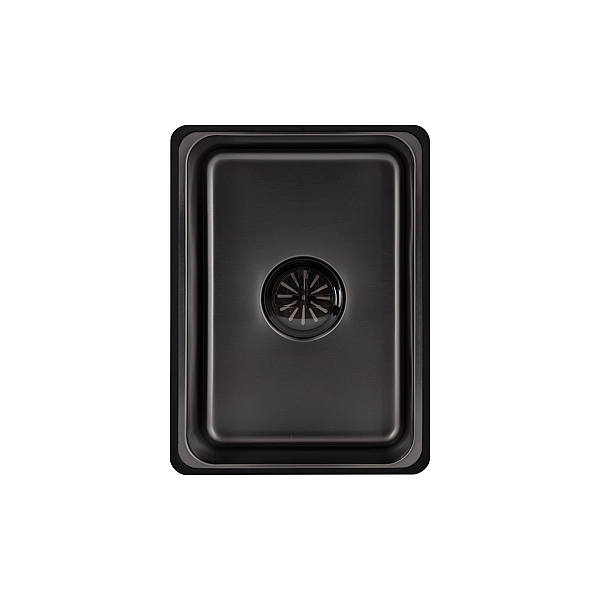 Мойка для кухни интегрированная Lidz Handmade H6845HB Decor Black PVD Honeycomb 3,0/1,0 мм LDH6845HDECBLM49445 - Фото - 9
