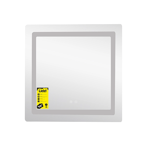 Дзеркало Lidz Kubis (KU2) 700х700 з LED-підсвічуванням Touch, з антизапотіванням, з димером, рег. яскравості LDKU70070049288 - Фото - 3