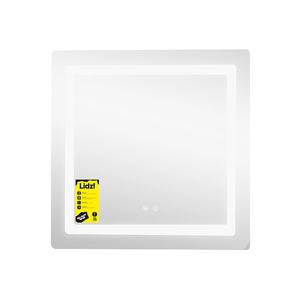 Дзеркало Lidz Kubis (KU2) 700х700 з LED-підсвічуванням Touch, з антизапотіванням, з димером, рег. яскравості LDKU70070049288 - Фото - 4