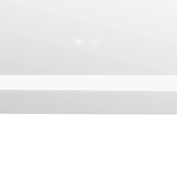 Дзеркало Lidz Kubis (KU2) 700х700 з LED-підсвічуванням Touch, з антизапотіванням, з димером, рег. яскравості LDKU70070049288 - Фото - 5