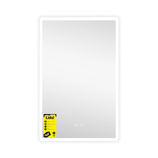 Зеркало Lidz Orion (OR2) 500х800 с LED-подсветкой Touch, с антизапотеванием, с диммером, рег. яркости LDOR50080049291 - Фото - 3