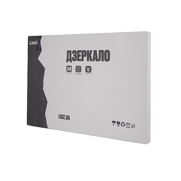 Зеркало Lidz Orion (OR2) 500х800 с LED-подсветкой Touch, с антизапотеванием, с диммером, рег. яркости LDOR50080049291 - Фото - 7