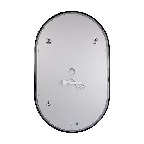 Дзеркало Qtap Scorpio (SC1) з LED-підсвічуванням Touch, з антизапотіванням, з димером, рег. темп. кольору (3000-6500K) Black QTSC500800 - Фото - 7