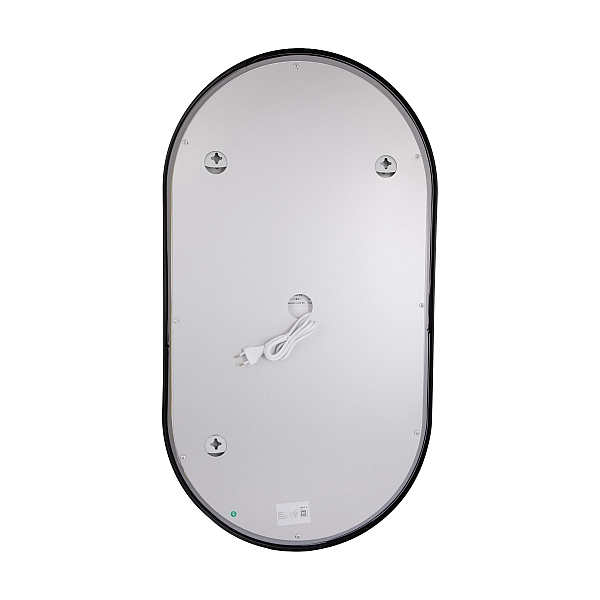 Зеркало Qtap Scorpio (SC1) с LED-подсветкой Touch, с антизапотеванием, с диммером, рег. темп. цвета (3000-6500K) Black QTSC500900 - Фото - 7