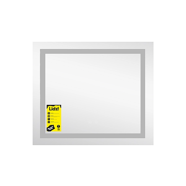 Зеркало Lidz Kubis (KU1) 600х700 с LED-подсветкой Touch, с антизапотеванием, с диммером, рег. яркости LDKU60070049285 - Фото - 2