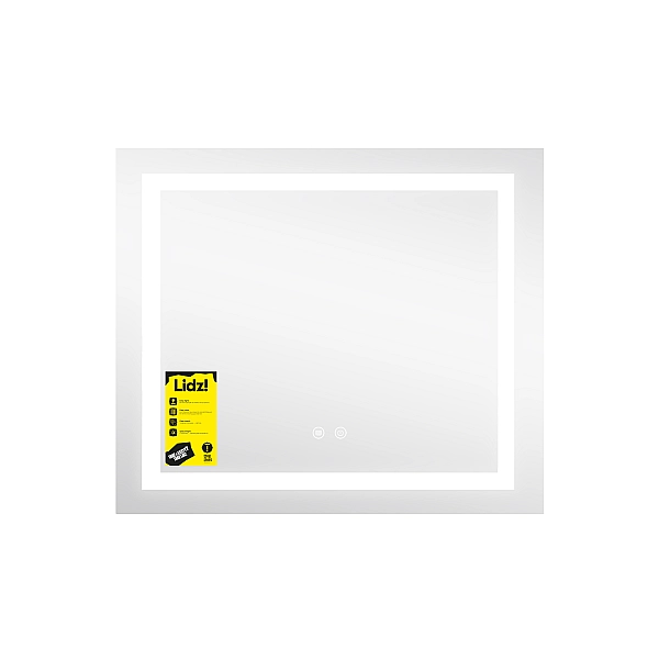 Зеркало Lidz Kubis (KU1) 600х700 с LED-подсветкой Touch, с антизапотеванием, с диммером, рег. яркости LDKU60070049285 - Фото - 3