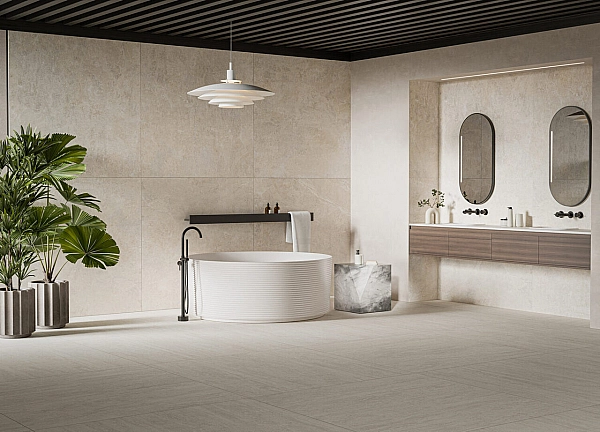 Плитка керамогранітна Softstone Ivory RECT 1197x1197x8 Cerrad - Фото - 2