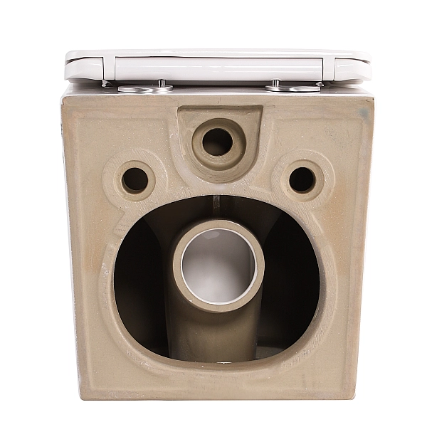 Унітаз підвісний Qtap Tern Ultra Quiet 520×345×325 мм, Marble, з сидінням Slim Duroplast / Soft-close / Quick Release QTTER26MR49002 - Фото - 7