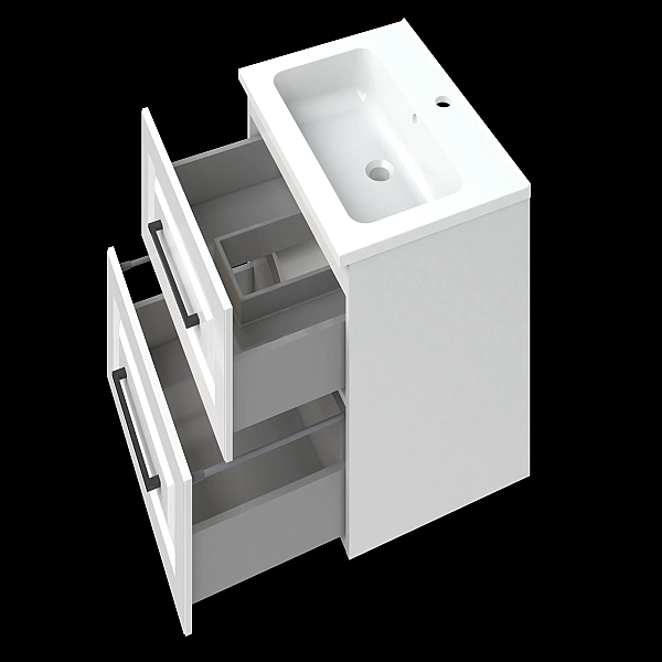 "Денвер" Тумба підвісна з ум.Родео 60 біла ( 2 ш.) - Фото - 2