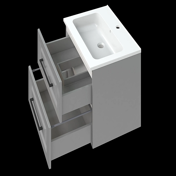 "Денвер" Тумба підвісна з ум.Родео 60 сіра ( 2 ш.) - Фото - 2