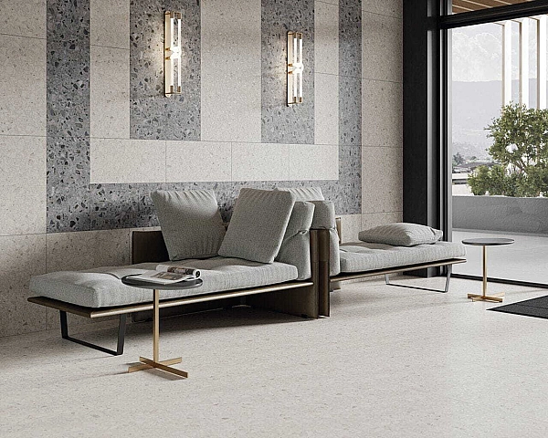 Плитка керамогранітна Terazzo Grey RECT 298x598x8 Paradyz - Фото - 2