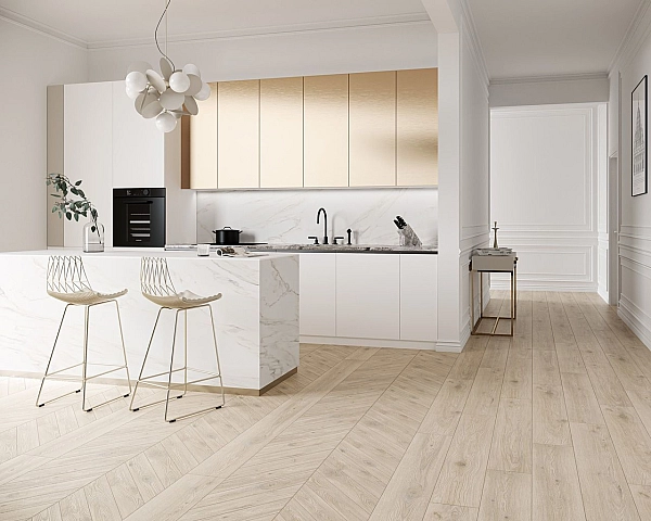 Плитка підлогова Heartwood Toffee SZKL RECT STR MAT 19,8x119,8 код 1538 Ceramika Paradyz - Фото - 3