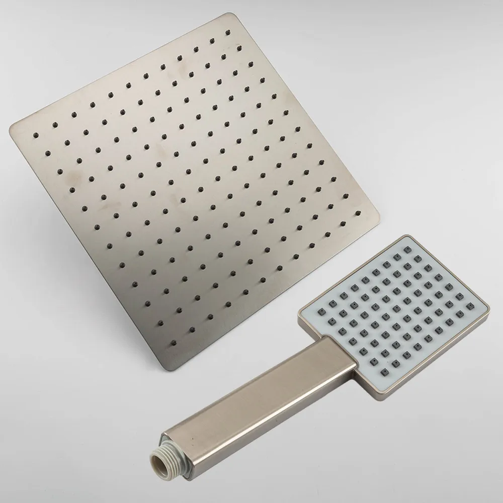 Душова система з термостатом GAPPO G2499-40, вилив - перемикач на лійку, 3-функції, нержавіюча сталь - Фото - 4