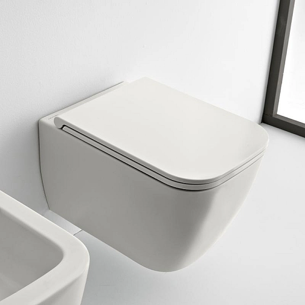 Кришка для унітаза Teorema 2.0 soft-close (8305B41) white mat, SCARABEO - Фото - 2