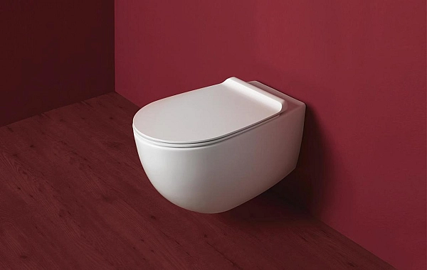Кришка для унітаза Vignoni VI 004 soft-close (VI004WM) white mat, SIMAS - Фото - 2