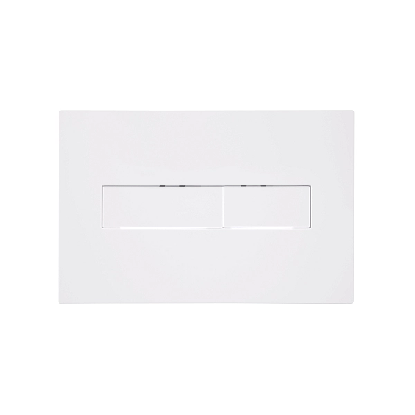 Клавиша смыва Qtap Standard 152x236x28 мм, White, линейная QTSTD164W49471