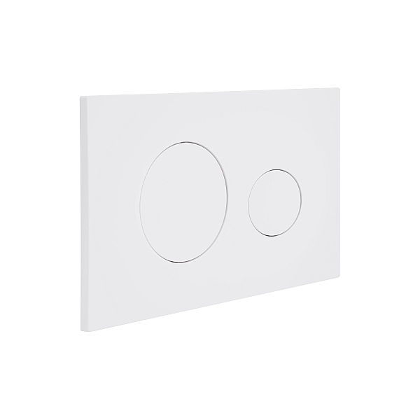 Клавіша змиву Qtap Standard 152x236x28 мм, White, кругла QTSTD164W49468 - Фото - 3