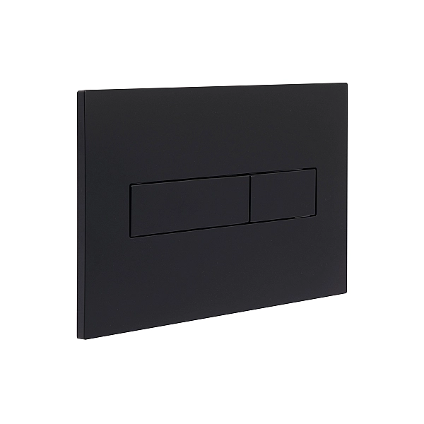 Клавиша смыва Qtap Standard 152x236x28 мм, Matt Black, линейная QTSTD164BLM49473 - Фото - 3