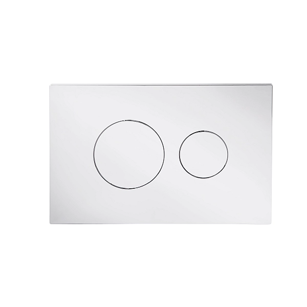 Клавиша смыва Qtap Standard 152x236x28 мм, Chrome, круглая QTSTD164CRM49469