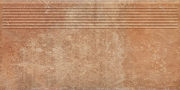 Сходинка пряма Scandiano Rosso 30x60 код 1138 Ceramika Paradyz