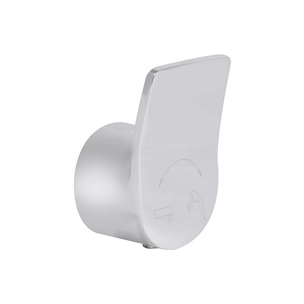Ручка переключателя режимов Qtap (27,1x45,5x27,4) для смесителей для ванны с поворотным изливом Presto Chrome QTPRE271455274CRM50518
