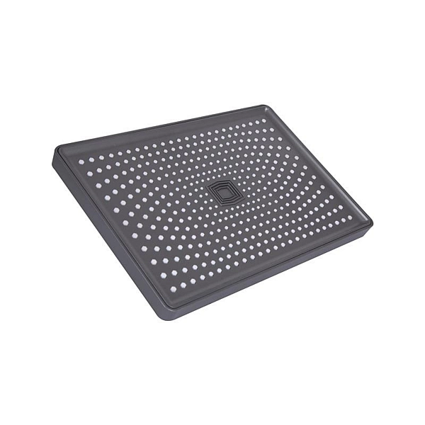 Потолочная лейка Qtap (305x210x40) для душевой системы Presto Graphite QTPRE30521040GRP50582