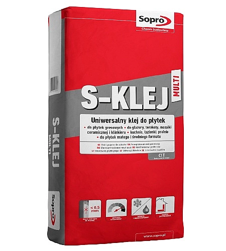 Клей для плитки універсальний Sopro S-KLEJ Multi (22,5 кг)