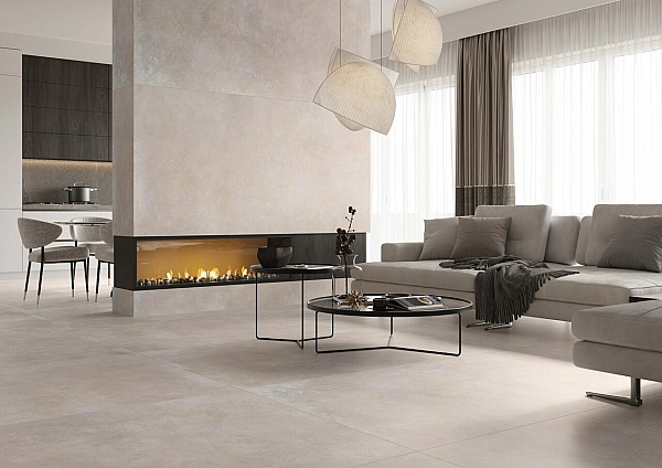 Плитка керамогранітна Modern Concrete Ivory RECT 797x797x8 Cerrad - Фото - 3