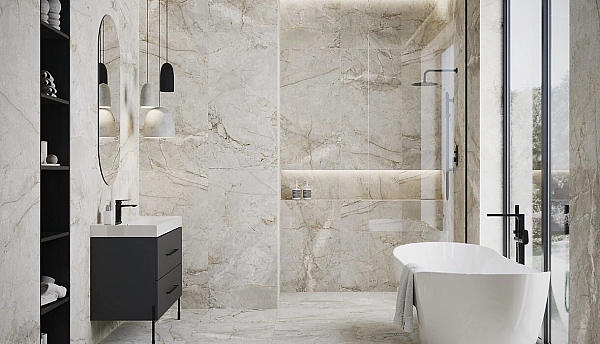 Плитка керамогранітна Sinkler Light Grey RECT MAT 598x598 Opoczno - Фото - 2