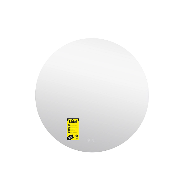 Дзеркало Lidz Astra R600 з LED-підсвічуванням Touch, з антизапотіванням, з димером, рег. яскравості LDASR60049289 - Фото - 3