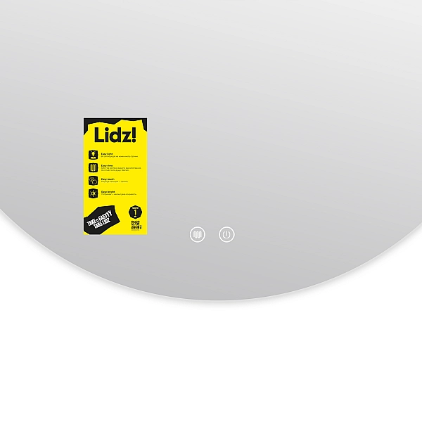 Дзеркало Lidz Astra R600 з LED-підсвічуванням Touch, з антизапотіванням, з димером, рег. яскравості LDASR60049289 - Фото - 5