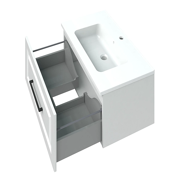 "Денвер" Тумба підвісна з ум.Родео 100 біла ( 1 ш.) - Фото - 2