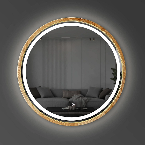 Дзеркало Perfection LED 800 Natural Oak Luxury Wood