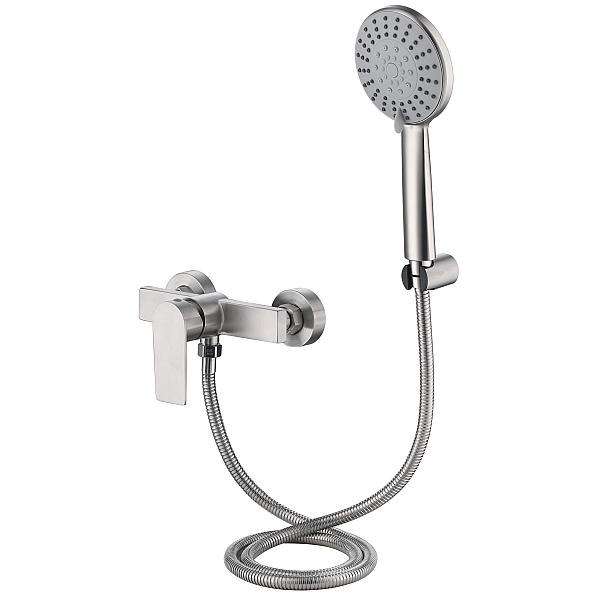 Змішувач для душу Lidz Nexus 010 (k35)  LDNEX010NKS49188 Nickel - Фото - 3
