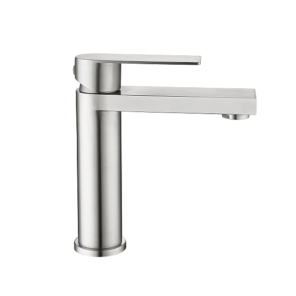 Змішувач для раковини низький Lidz Nexus 001F (k35)  LDNEX001FNKS49184 Nickel - Фото - 4