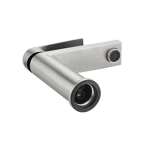 Змішувач для раковини низький Lidz Nexus 001F (k35)  LDNEX001FNKS49184 Nickel - Фото - 5